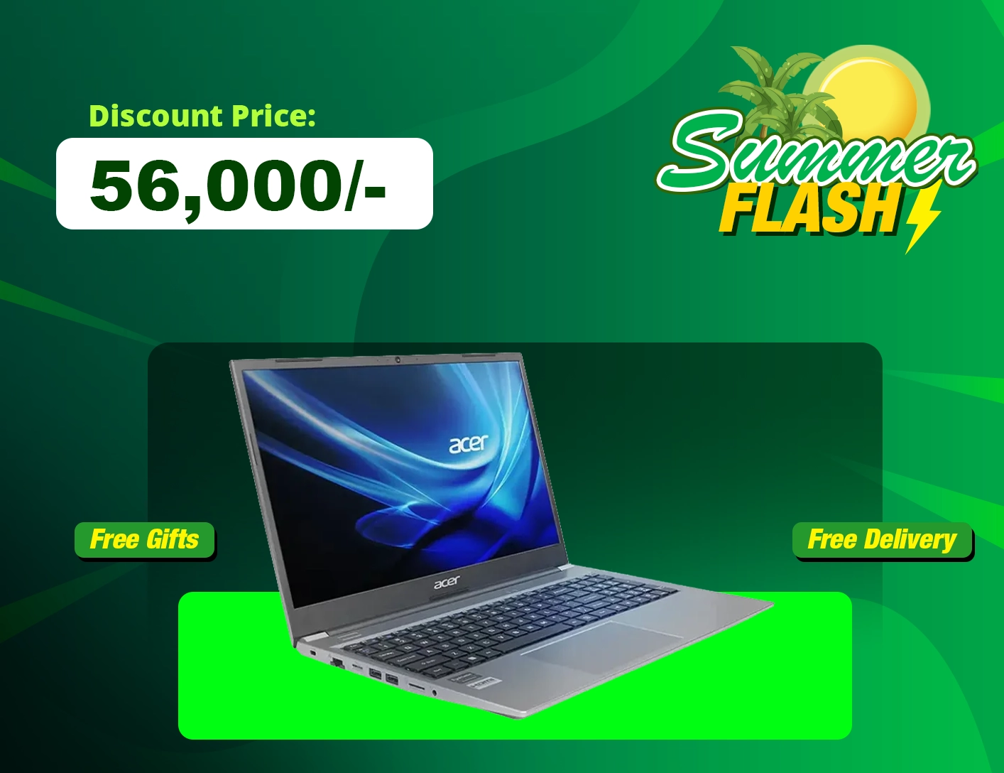 Acer Aspire Lite Ryzen 7 5700U Ultrabook Laptop