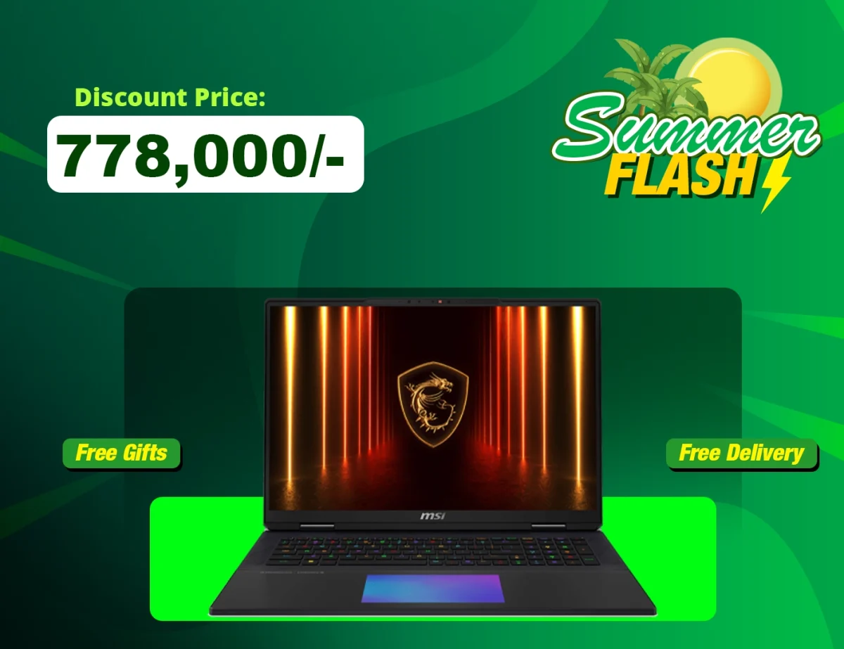 MSI Raider 18 HX Core Ultra 9 200HX Gaming Laptop