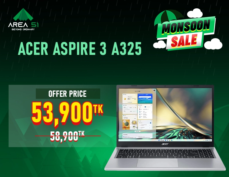 Acer Aspire 3 A325 Ryzen 5 7430U Ultrabook Laptop