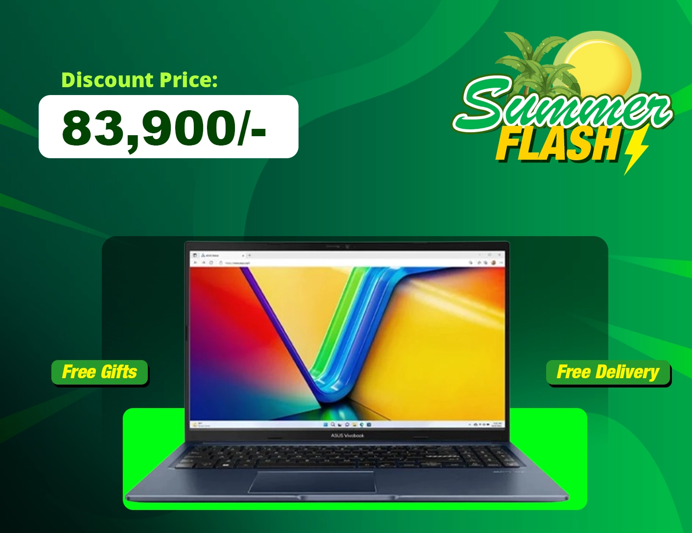 ASUS VivoBook 15 Core i7 13th Gen Laptop