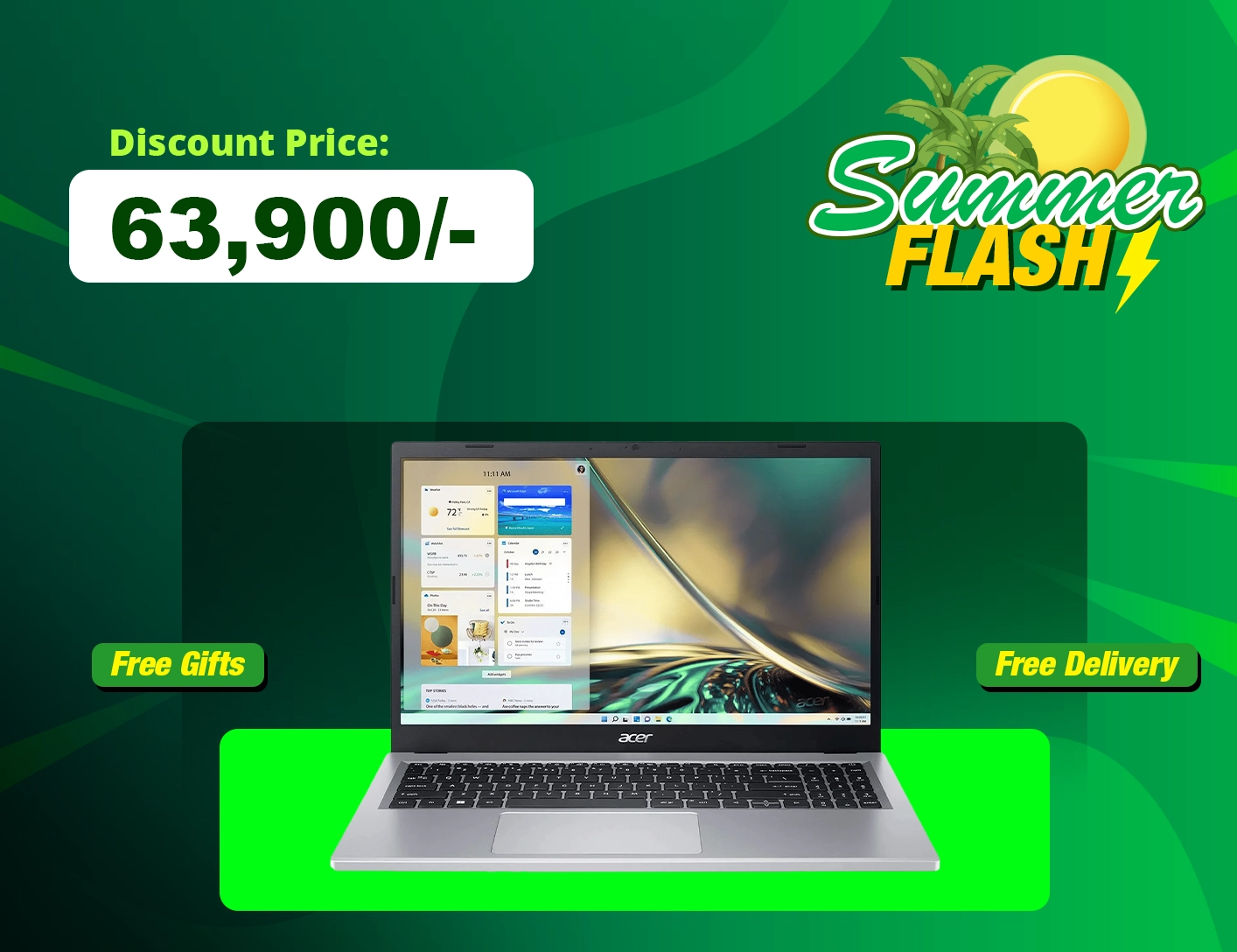 Acer Aspire 3 A325 Ryzen 7 Ultrabook Laptop