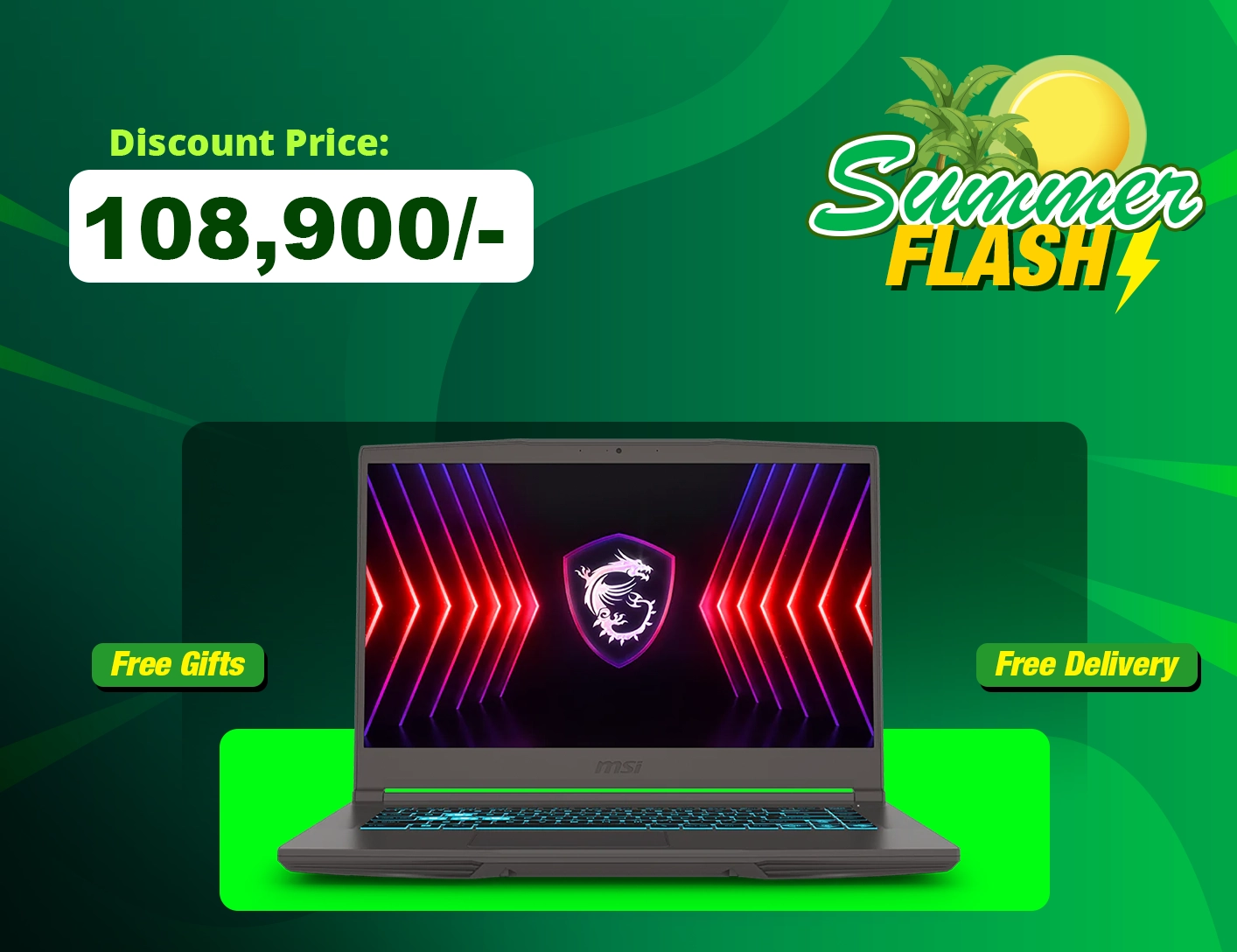 MSI Thin 15 RTX 4060 Laptop